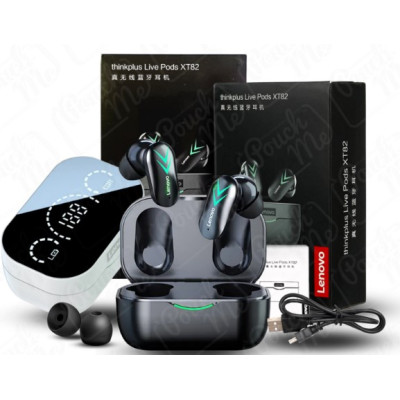 Беспроводные наушники Lenovo XT82  Black, черные
