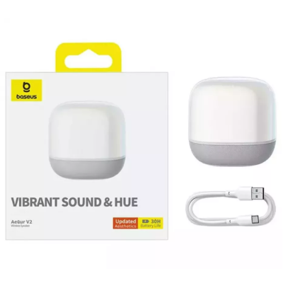 Колонка Bluetooth Baseus AeQur White, Біла