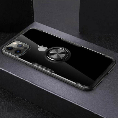 Чехол накладка Deen CrystalRing iPhone 12/12 Pro Черная