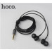 Провідні вакуумні навушники-гарнітура Hoco M24 Leyo Black, чорний