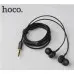 Проводные вакуумные наушники-гарнитура Hoco M24 Leyo Black, черный