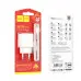 Сетевое зарядное устройство Hoco C98A 1USB 18W/QC3.0 + MicroUSB Белый Сетевое зарядное устройство Hoco C98A 1USB 18W/QC3.0 + MicroUSB Белый