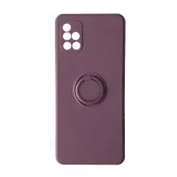Чехол накладка Ring Samsung A515 (A51) Вишнёво-фиолетовая
