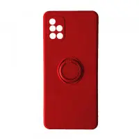 Чехол накладка Ring Samsung A515 (A51) Красная