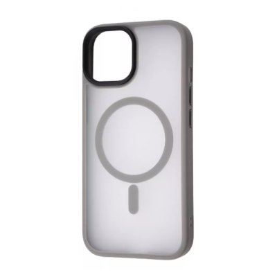 Чохол накладка WAVE Matte Insane MagSafe iPhone 15 Сіра