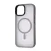 Чохол накладка WAVE Matte Insane MagSafe iPhone 15 Сіра