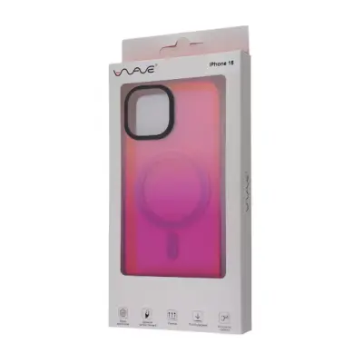 Чехол накладка WAVE Colors MagSafe iPhone 15 Розово-фиолетовая Чехол накладка WAVE Colors MagSafe iPhone 15 Розово-фиолетовая