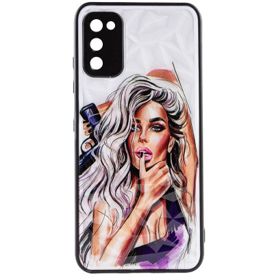 Чехол накладка Prisma Ladies Samsung A037 (A03s) Фиолетовая