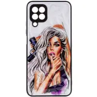 Чехол накладка Prisma Ladies Samsung M336 (M33) Фиолеовая