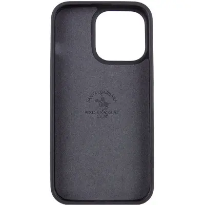 Чехол накладка Polo Santa Barbara iPhone 13 Pro Max  Черная