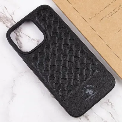 Чехол накладка Polo Santa Barbara iPhone 13 Pro Max  Черная