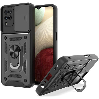 Чехол накладка Serge Ring Camshield Samsung M336 (M33) Черная