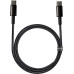 Кабель дата Baseus Tungsten Type-C to Type-C 2м 100W Чорний Кабель дата Baseus Tungsten Type-C to Type-C 2м 100W Чорний