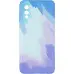 Чехол накладка Watercolor Samsung A022 (A02) Синяя