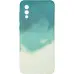 Чехол накладка Watercolor Samsung A022 (A02) Зеленая