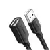 USB подовжувач US103 USB2.0 Male to Female 3м Чорний