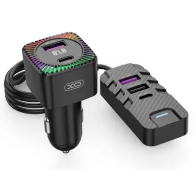 FM Трансмітер XO BCC13 Black, Чорний FM Трансмітер XO BCC13 Black, Чорний