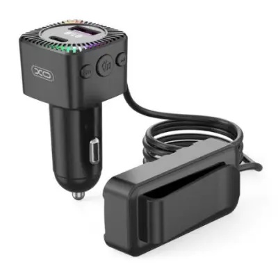 FM Трансмітер XO BCC13 Black, Чорний FM Трансмітер XO BCC13 Black, Чорний