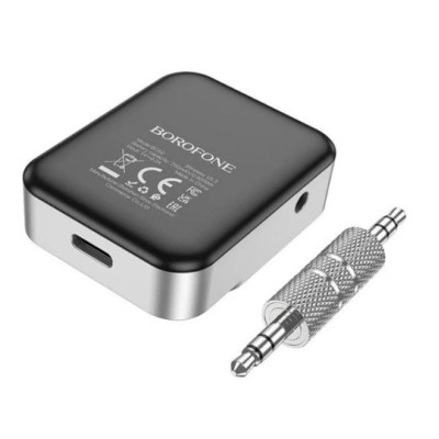 AUX Трансмітер Borofone BC52 Silver, Сріблястий