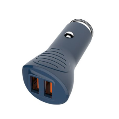 Автомобильное зарядное устройство Colorway 2USB QC 36W Grey, Серый