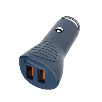 Автомобильное зарядное устройство Colorway 2USB QC 36W Grey, Серый