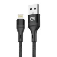 Кабель дата ArmorStandart AR87 USB to Lightning 3A 1.2м Черный (ARM64037) Кабель дата ArmorStandart AR87 USB to Lightning 3A 1.2м Черный (ARM64037)