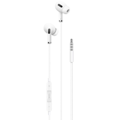 Провідні вакуумні навушники-гарнітура XO EP22 White, білий