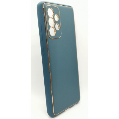 Чехол накладка X-Shield Samsung A125 (A12)/M127 (M12) Темно-синяя