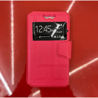 Чохол-книжка Універсальна Carbon 4.8-5.1" Червона