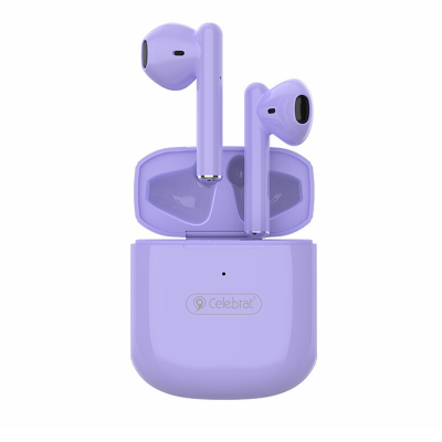 Безпровідні Bluetooth-навушники Celebrat W16 TWS Violet, фіолетовий