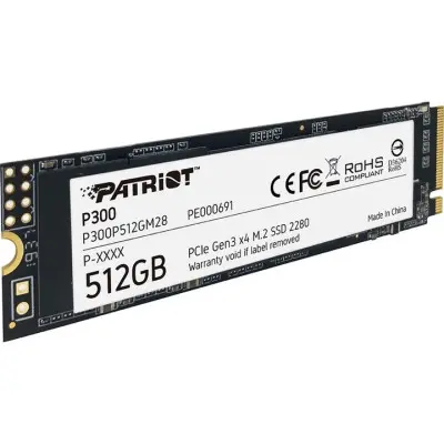 Накопичувач SSD M.2 Patriot P300 512GB NVMe 2280 PCle 3.0*4 NAND TLC