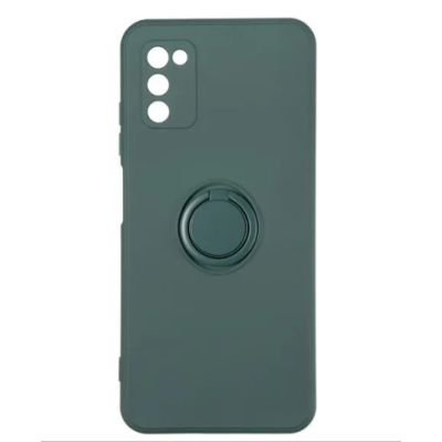 Чехол накладка Ring Xiaomi Redmi 9C Зелёная (Army Green)