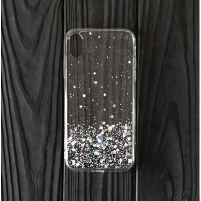 Чехол накладка Shining Stars iPhone XR Прозрачная