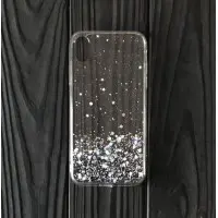 Чехол накладка Shining Stars iPhone X Прозрачная
