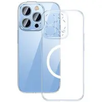 Чехол накладка Baseus Crystal MagSafe iPhone 14 Pro Max Прозрачная (MG)