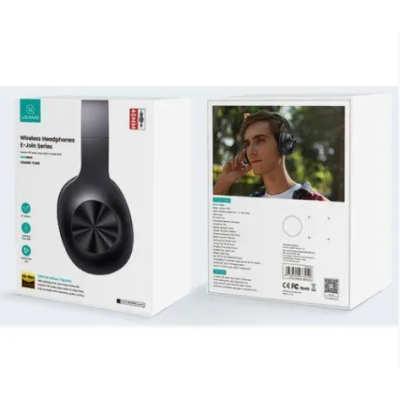 Безпровідні навушники Usams-YX05 Wireless Headphones E-Join Series BT5.0 Black, чорні