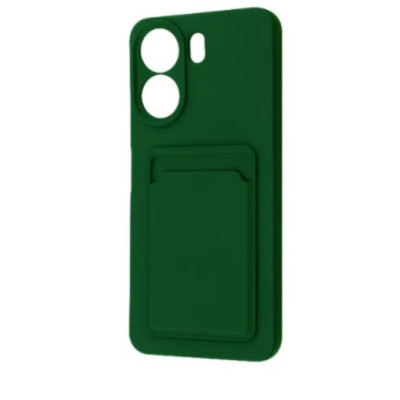 Чехол накладка WAVE Colorful Pocket Xiaomi Redmi 13C/ Poco C65 Темно-зеленая