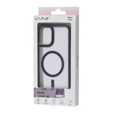 Чохол накладка WAVE Ardor MagSafe iPhone 13 Pro Чорна Чохол накладка WAVE Ardor MagSafe iPhone 13 Pro Чорна