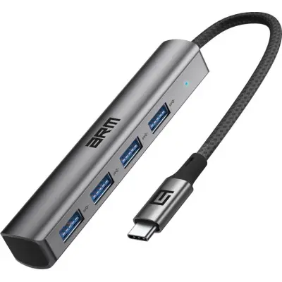 USB хаб ArmorStandart Type-C to 4USB, четыре порта  Grey (Уценка дефект коробки)