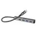 USB хаб ArmorStandart Type-C to 4USB, четыре порта  Grey (Уценка дефект коробки)