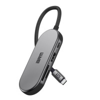 Перехідник-розгалужувач USB Хаб ArmorStandart Type-C to HDMI+LAN+PD+2USB+TF/SDcard Перехідник-розгалужувач USB Хаб ArmorStandart Type-C to HDMI+LAN+PD+2USB+TF/SDcard
