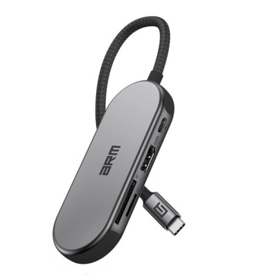 USB хаб ArmorStandart Type-C to HDMI+LAN+PD+2USB+TF/SDcard