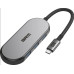 Перехідник-розгалужувач USB Хаб ArmorStandart Type-C to HDMI+LAN+PD+2USB+TF/SDcard