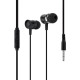 Проводные вакуумные наушники-гарнитура XO EP20 Black, черный