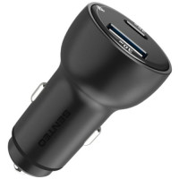 Автомобільний зарядний пристрій Senteo Q-07 2USB-C PD/QC 66W 3A Black, Чорний