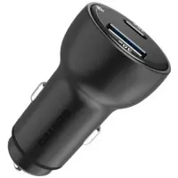 Автомобильное зарядное устройство Senteo Q-07 2USB-C PD/QC 66W 3A Black, Черный