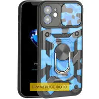 Чехол накладка Serge Ring Camshield Camo Samsung A135 (A13) Синяя