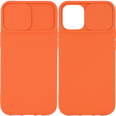 Накладка Carbon Camera Air iPhone 11 Оранжевая