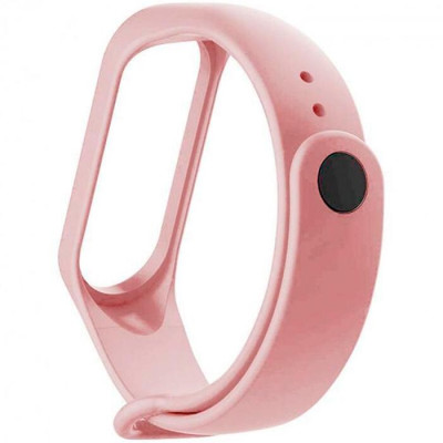 Ремешок Силикон Mi Band 3/4 Розовый Пудровый