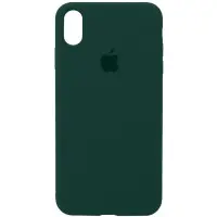 Чехол накладка HC iPhone XR Зеленый лес / Forest green